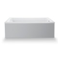 Taisnstūrio vonia Duravit Duravit No.1, 160x70cm, akrilas, balta 700488000000000